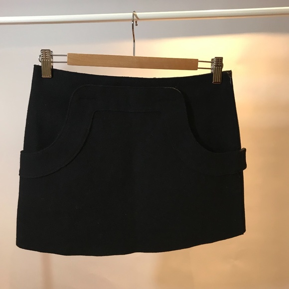 Hache Wool Skirt - Picture 6 of 7